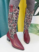 PU Leather Heel Boots